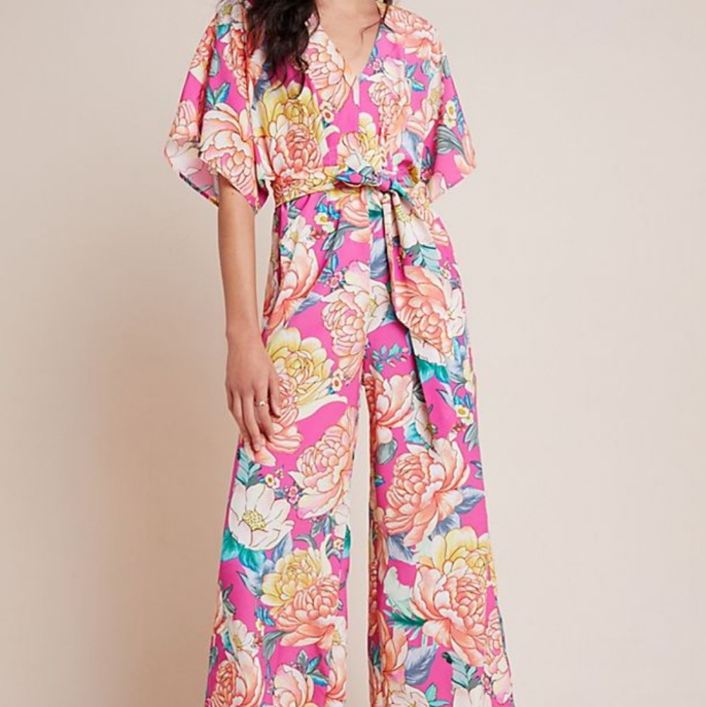 Farm Rio for Anthropologie Eulalie Jumpsuit